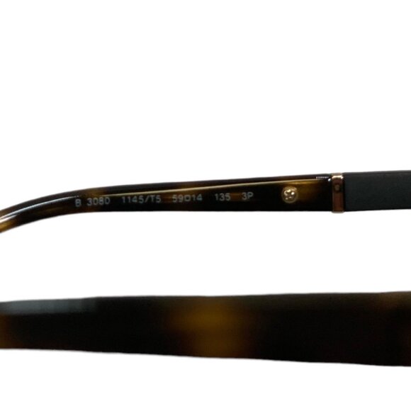 Burberry BE3080 Polarized Pilot Aviator Sunglasses – Unisex-59-14-135- NIB - Picture 7 of 13